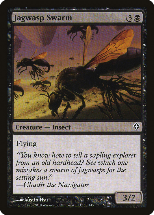 Jagwasp Swarm (WWK-058) - Worldwake Foil