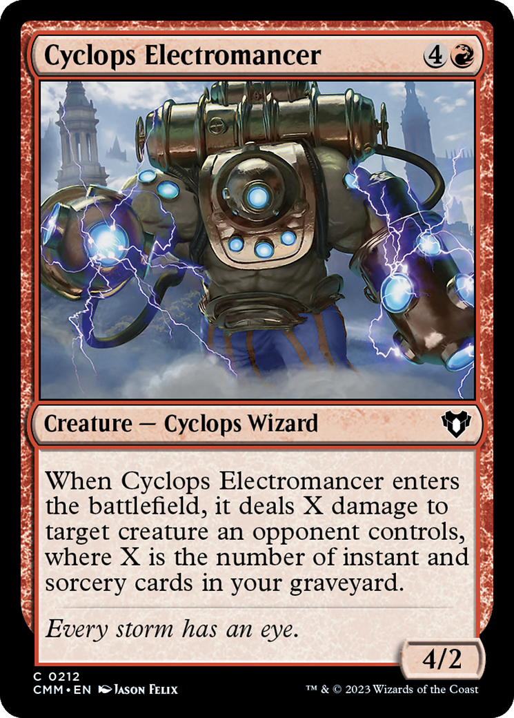 Cyclops Electromancer (CMM-212) - Commander Masters