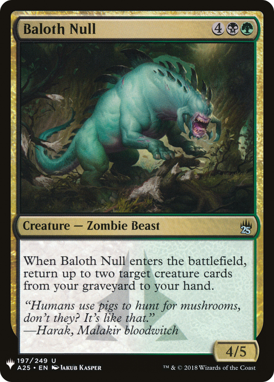 Baloth Null (LIST-A25-197) - The List