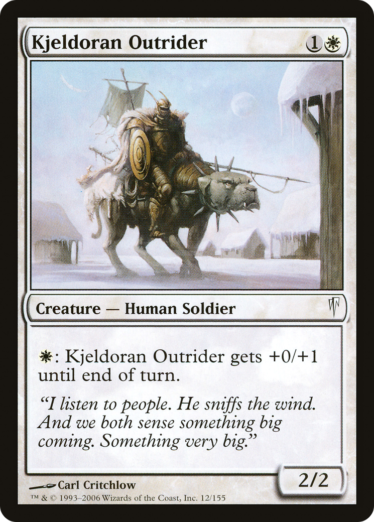 Kjeldoran Outrider (CSP-012) - Coldsnap