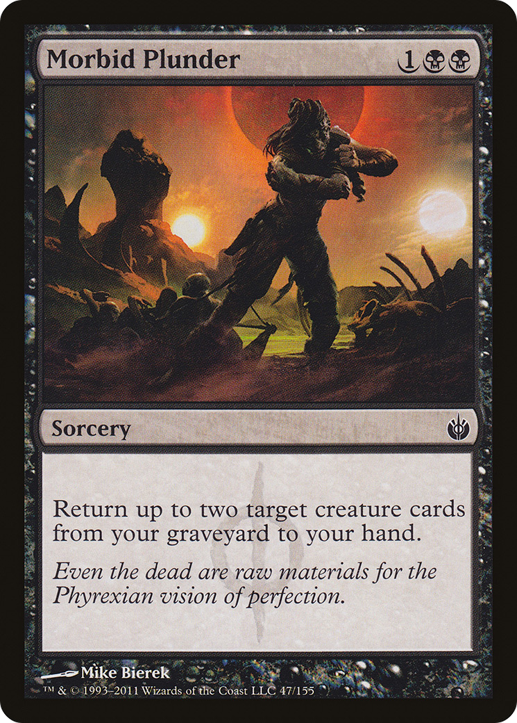 Morbid Plunder (MBS-047) - Mirrodin Besieged Foil