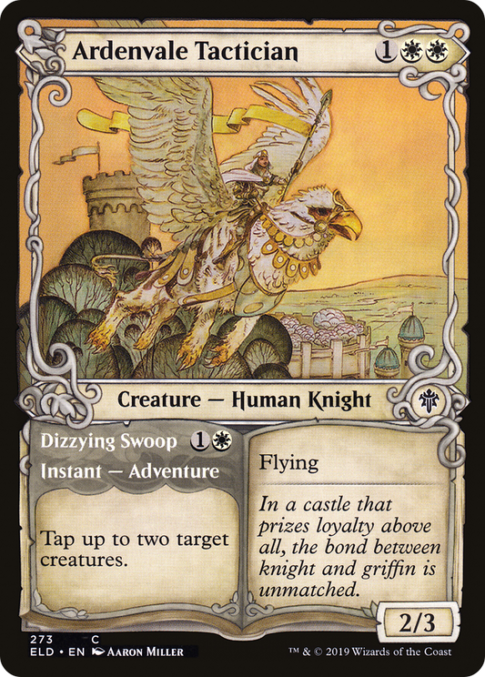 Ardenvale Tactician // Dizzying Swoop (ELD-273) - Throne of Eldraine: (Showcase)