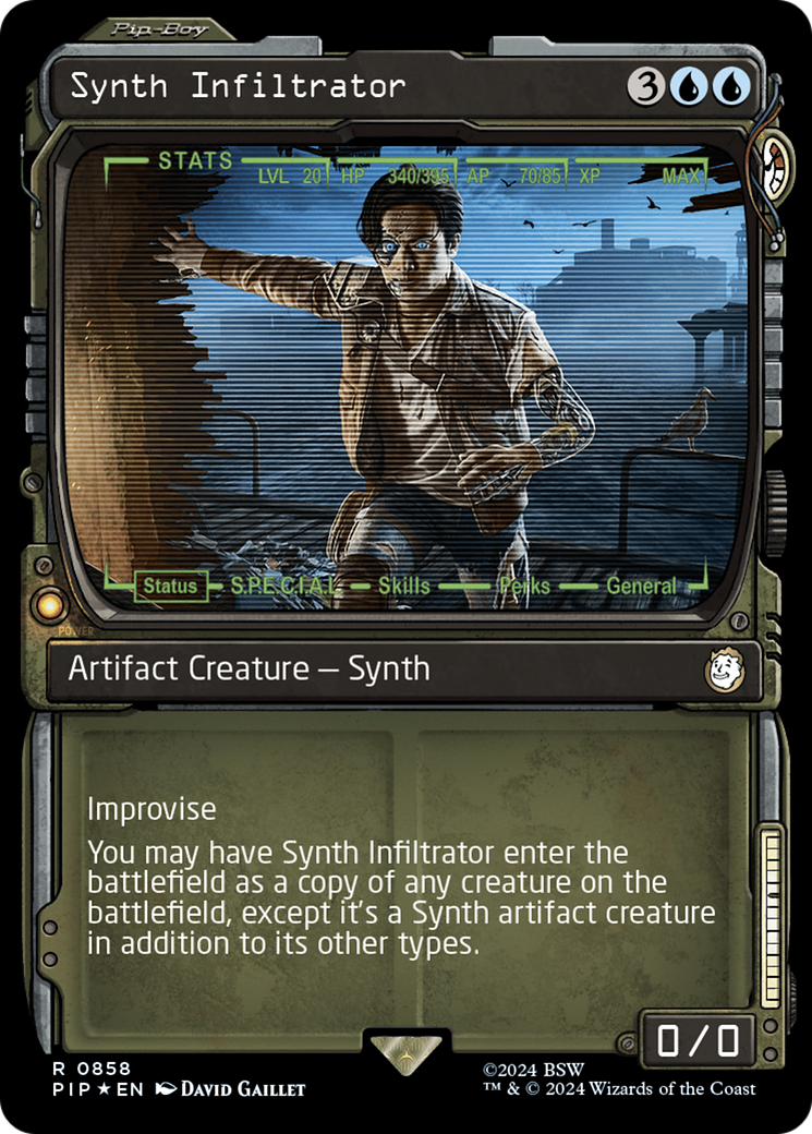 Synth Infiltrator (PIP-858) - Fallout: (Showcase) Foil