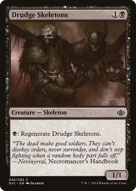 Drudge Skeletons (GVL-036) - Duel Decks Anthology: Garruk vs. Liliana