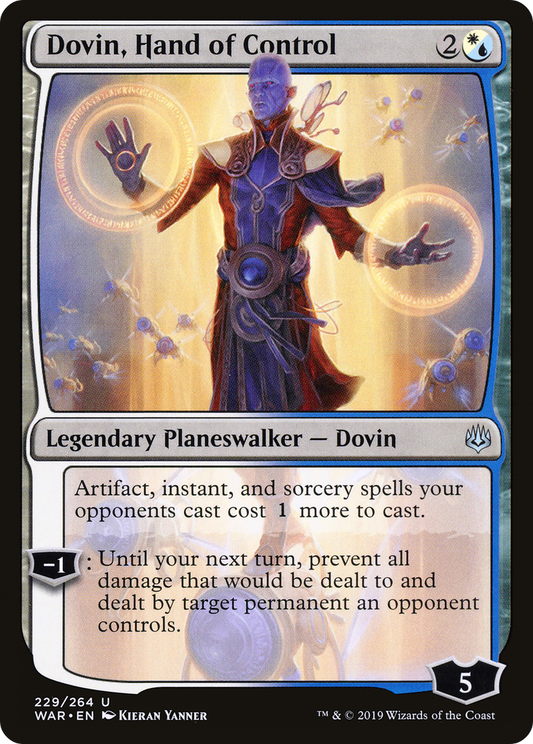 Dovin, Hand of Control (WAR-229) - War of the Spark Foil