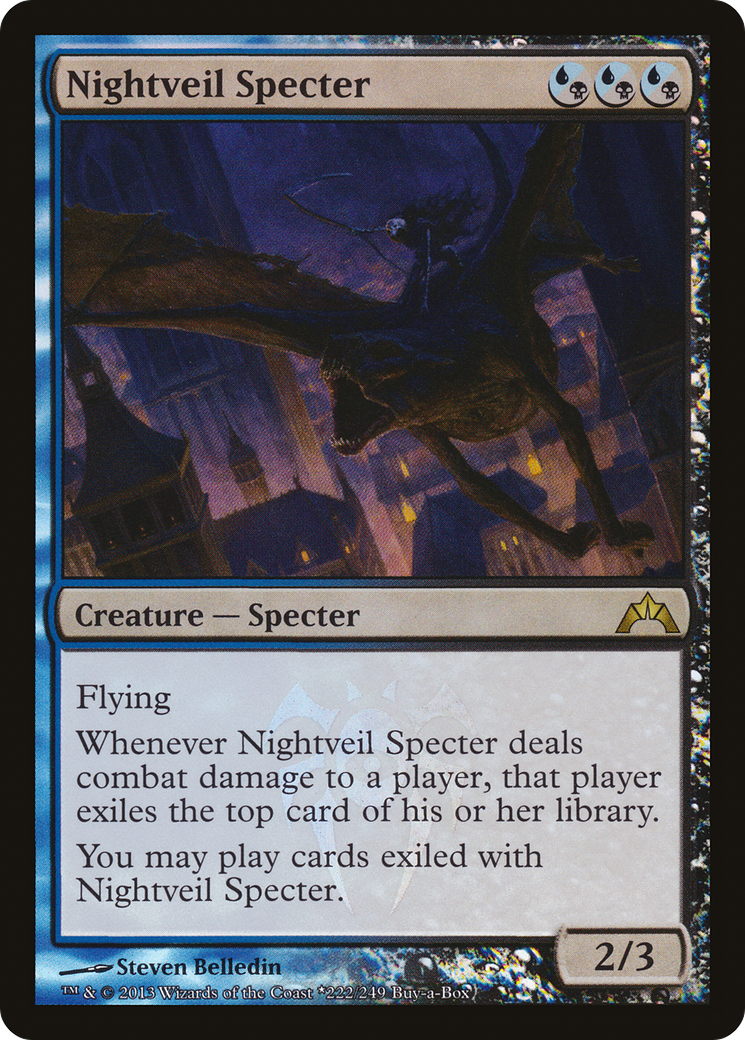 Nightveil Specter (PGTC-222★) - Gatecrash Promos Foil