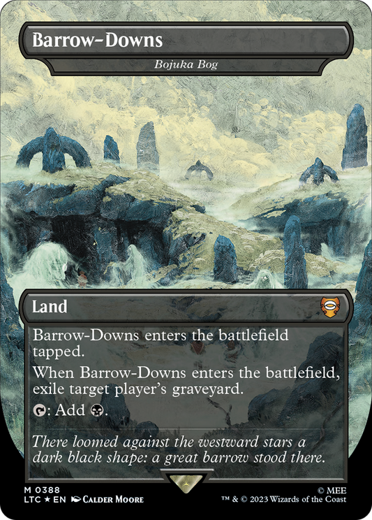 Barrow-Downs - Bojuka Bog (Surge Foil) (LTC-388) - Tales of Middle-earth Commander / Barrow-Downs (Borderless) Foil
