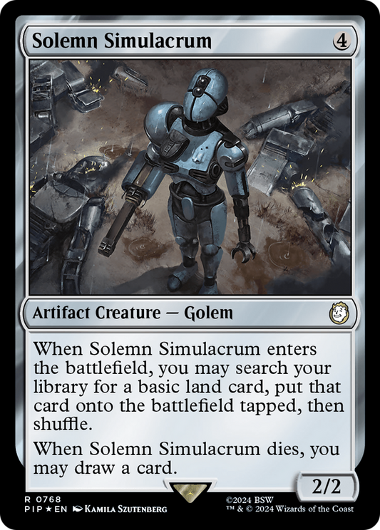 Solemn Simulacrum (PIP-768) - Fallout Foil