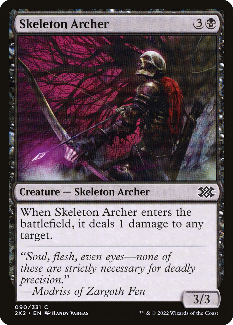 Skeleton Archer (2X2-090) - Double Masters 2022 Foil