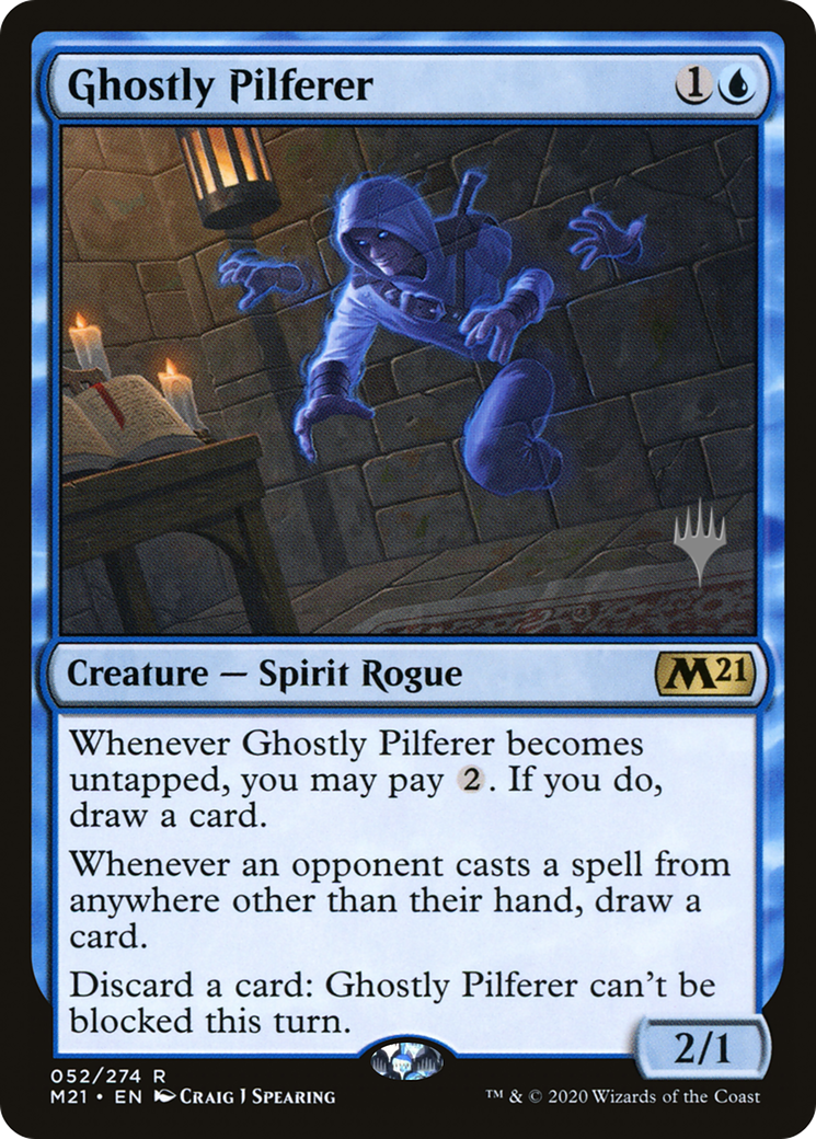 Ghostly Pilferer (PPM21-52P) - Core Set 2021 Promos (Promo Pack)