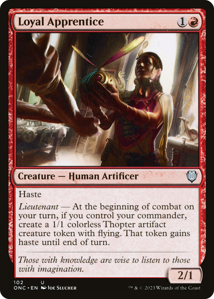 Loyal Apprentice (ONC-102) - Phyrexia: All Will Be One Commander