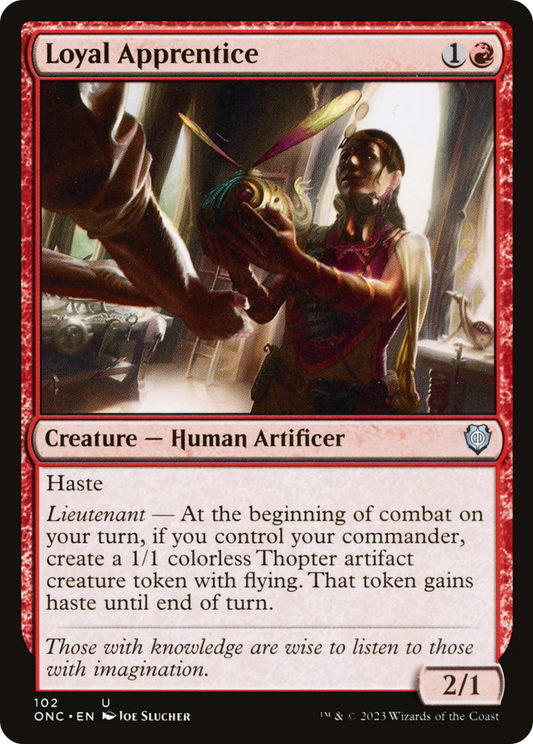 Loyal Apprentice (ONC-102) - Phyrexia: All Will Be One Commander