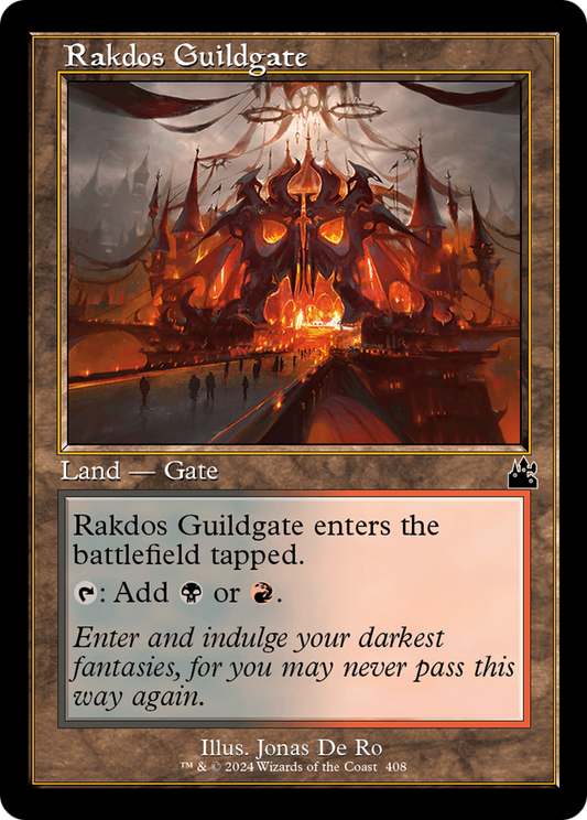 Rakdos Guildgate (Retro Frame) (RVR-408) - Ravnica Remastered