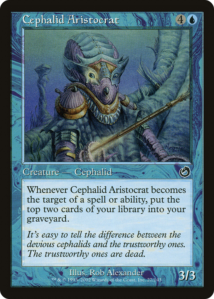 Cephalid Aristocrat (TOR-027) - Torment Foil