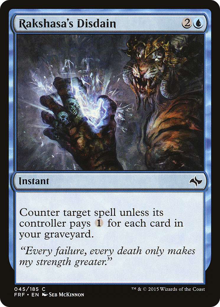 Rakshasa's Disdain (FRF-045) - Fate Reforged Foil