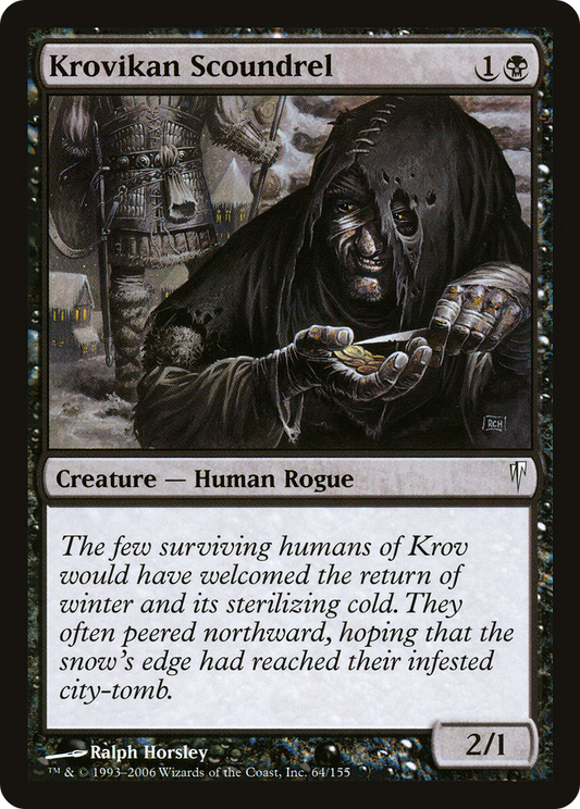 Krovikan Scoundrel (CSP-064) - Coldsnap Foil