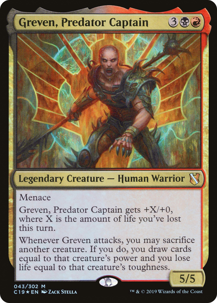 Greven, Predator Captain (C19-043) - Commander 2019 Foil