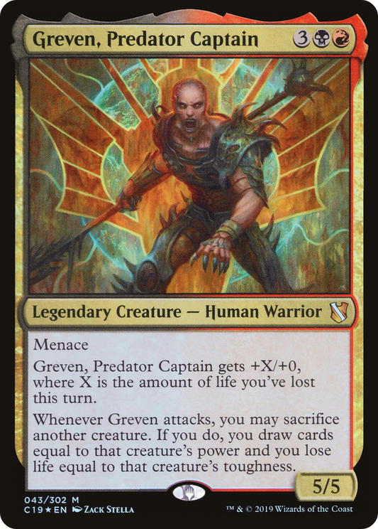 Greven, Predator Captain (C19-043) - Commander 2019 Foil