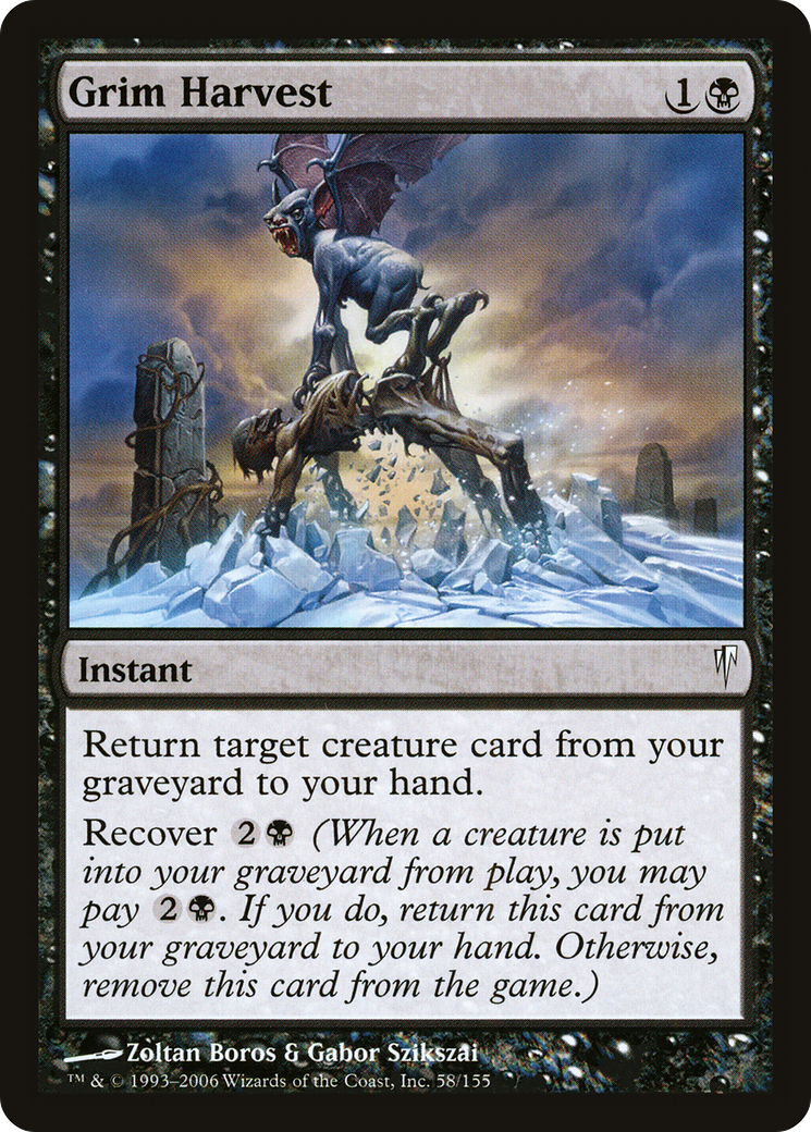 Grim Harvest (CSP-058) - Coldsnap Foil