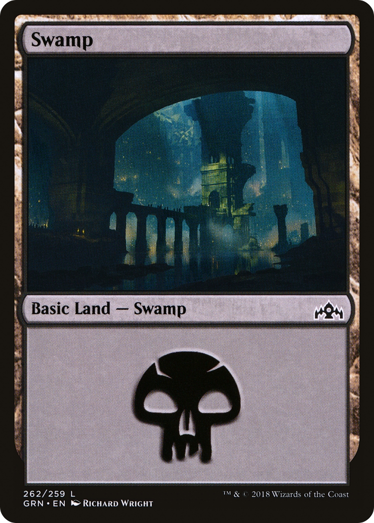 Swamp (GRN-262) - Guilds of Ravnica Foil