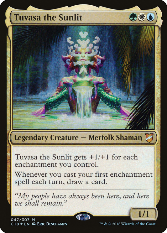 Tuvasa the Sunlit (C18-047) - Commander 2018 Foil