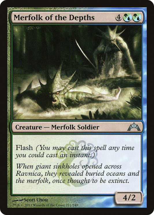 Merfolk of the Depths (GTC-221) - Gatecrash