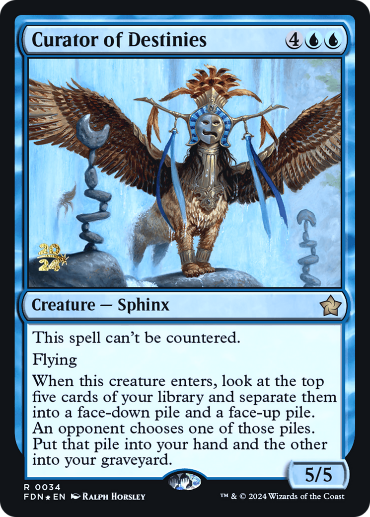 Curator of Destinies (PRE-034) - Foundations Promos (Prerelease) Foil