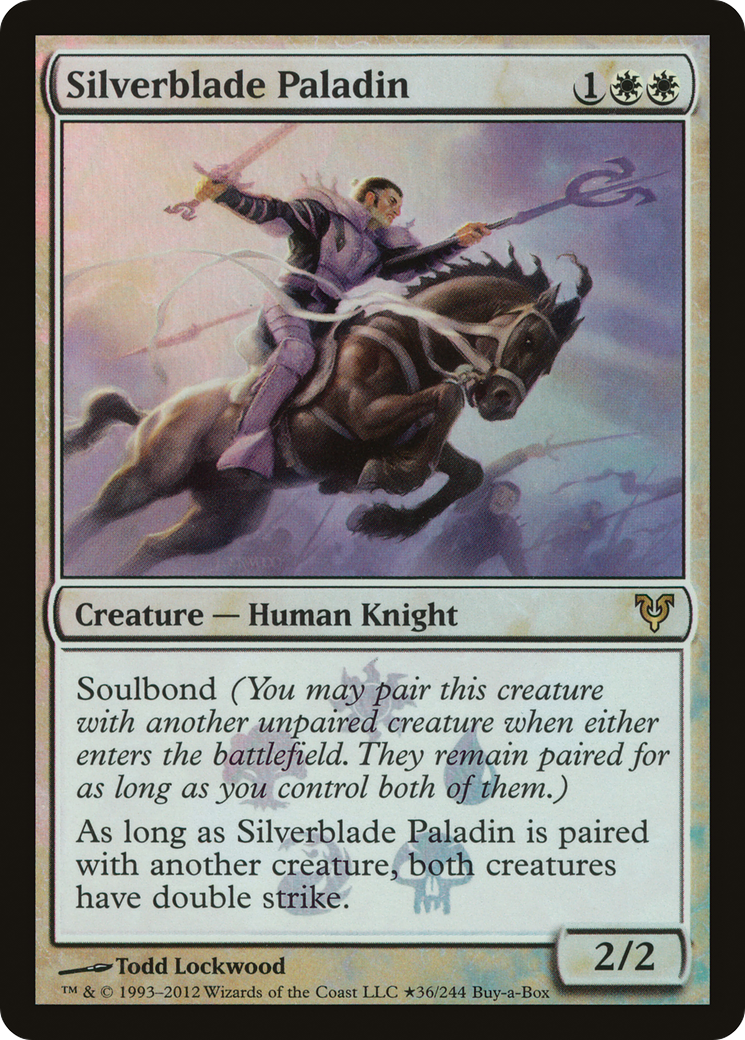 Silverblade Paladin (PAVR-36★) - Avacyn Restored Promos Foil