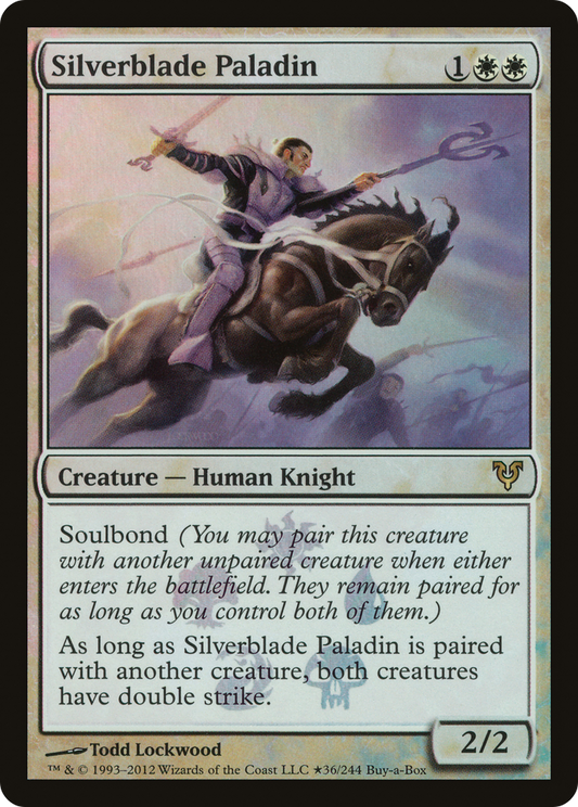 Silverblade Paladin (PAVR-36★) - Avacyn Restored Promos Foil