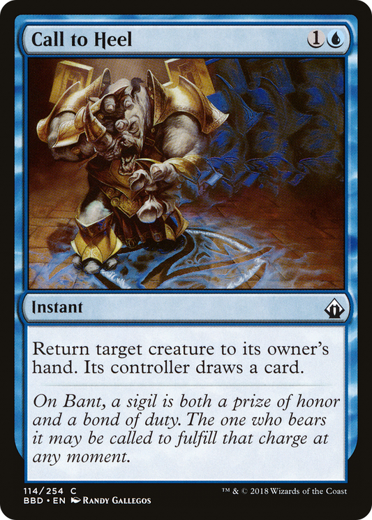 Call to Heel (BBD-114) - Battlebond Foil