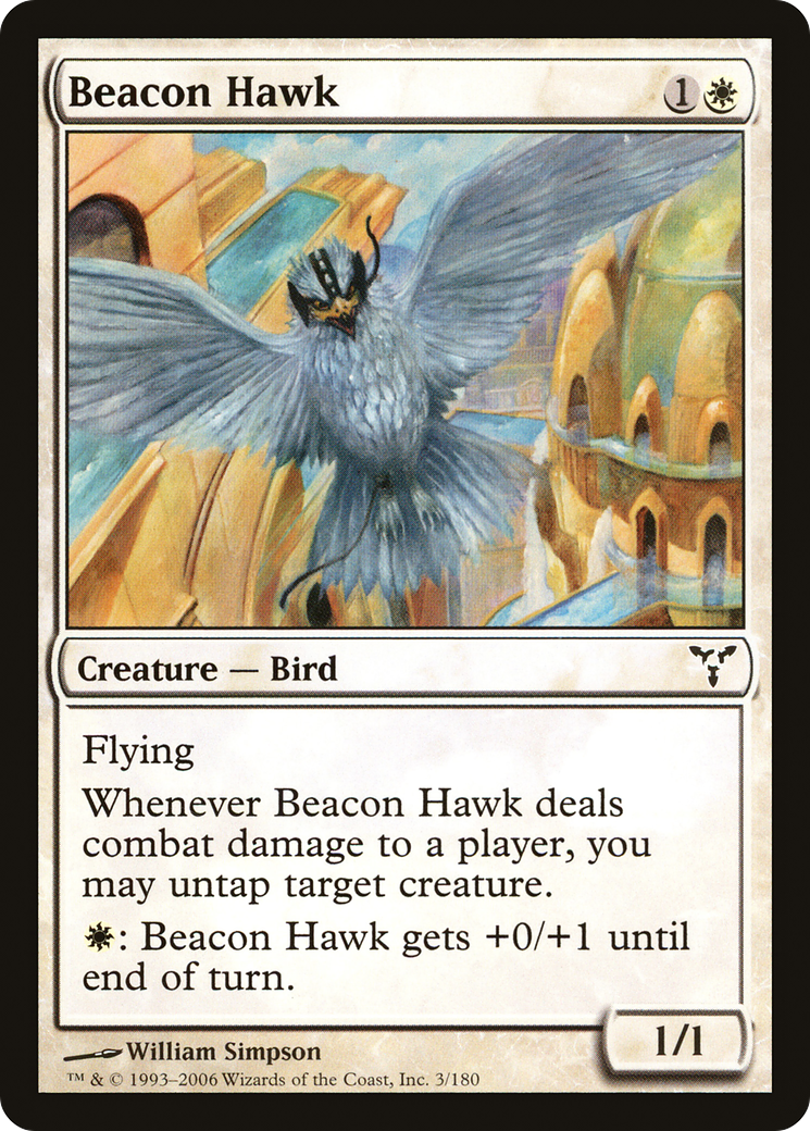 Beacon Hawk (DIS-003) - Dissension Foil
