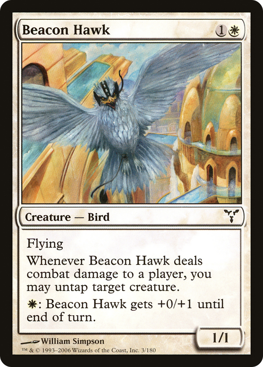 Beacon Hawk (DIS-003) - Dissension Foil