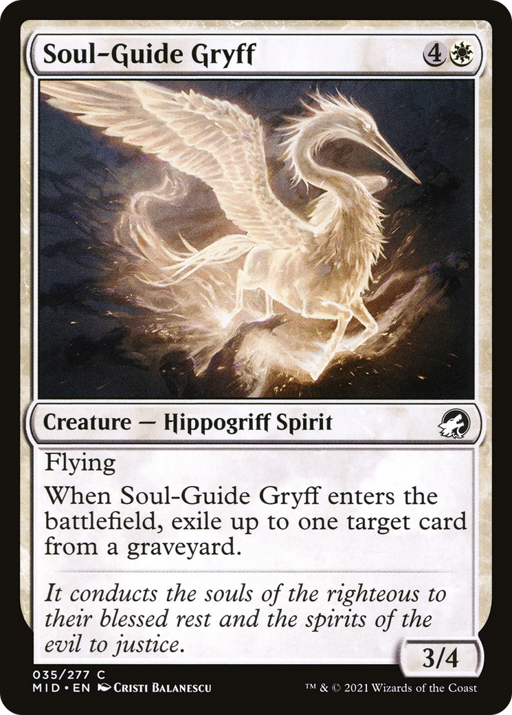 Soul-Guide Gryff (MID-035) - Innistrad: Midnight Hunt