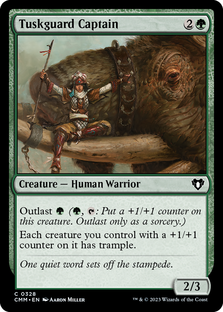 Tuskguard Captain (CMM-328) - Commander Masters