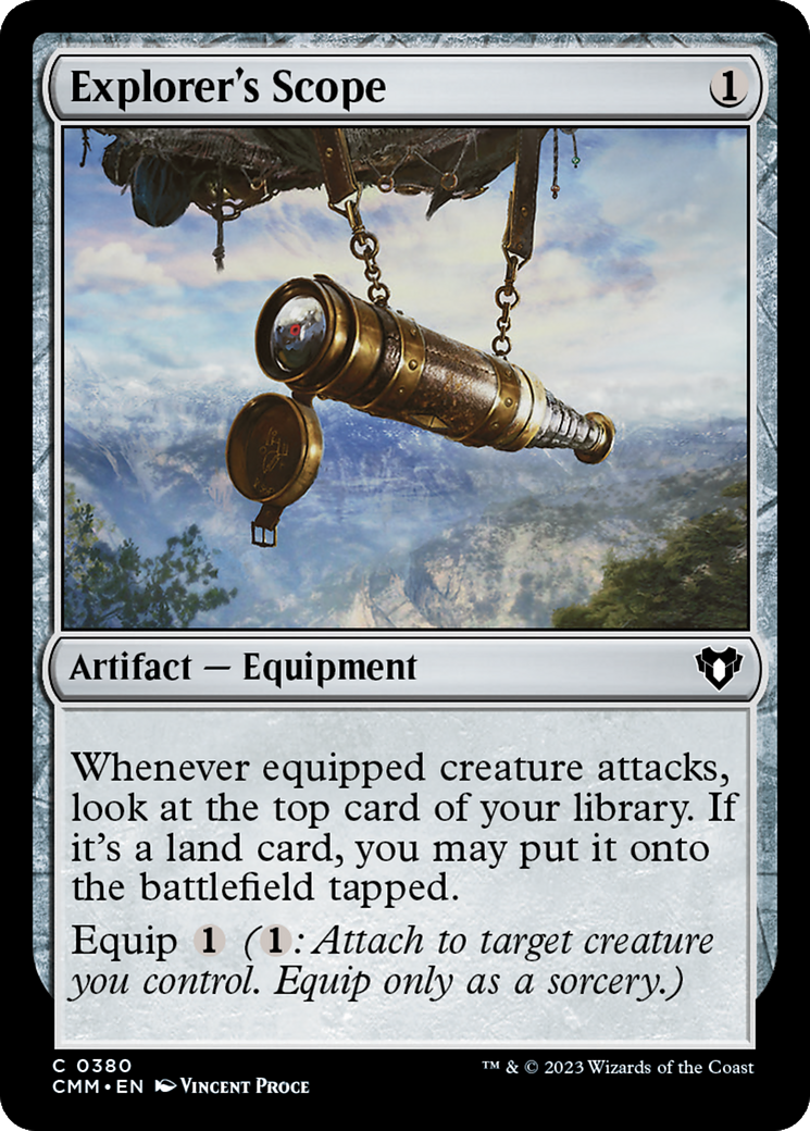 Explorer's Scope (CMM-380) - Commander Masters Foil