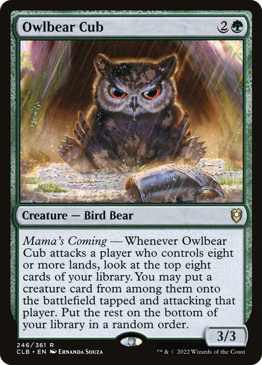 Owlbear Cub (CLB-246) - Commander Legends: Battle for Baldur's Gate
