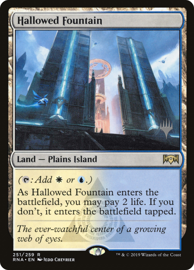 Hallowed Fountain (PRNA-251P) - Ravnica Allegiance Promos Foil