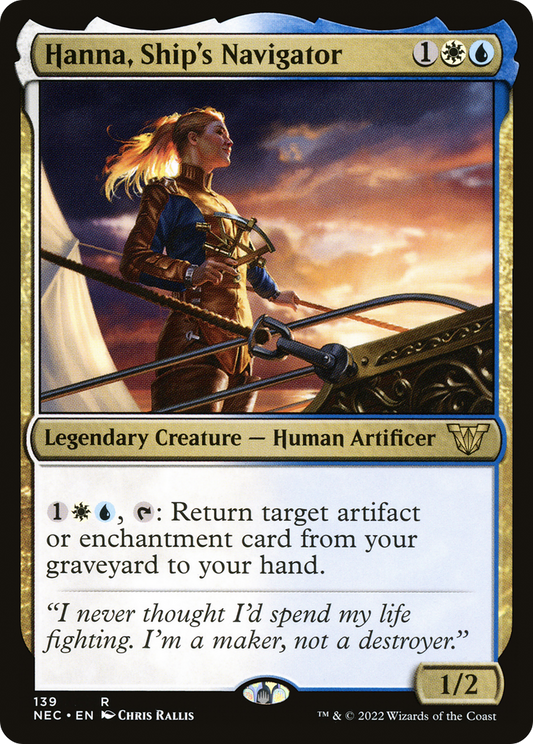 Hanna, Ship's Navigator (NEC-139) - Neon Dynasty Commander