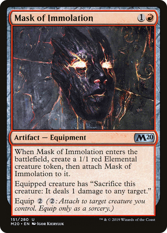 Mask of Immolation (M20-151) - Core Set 2020