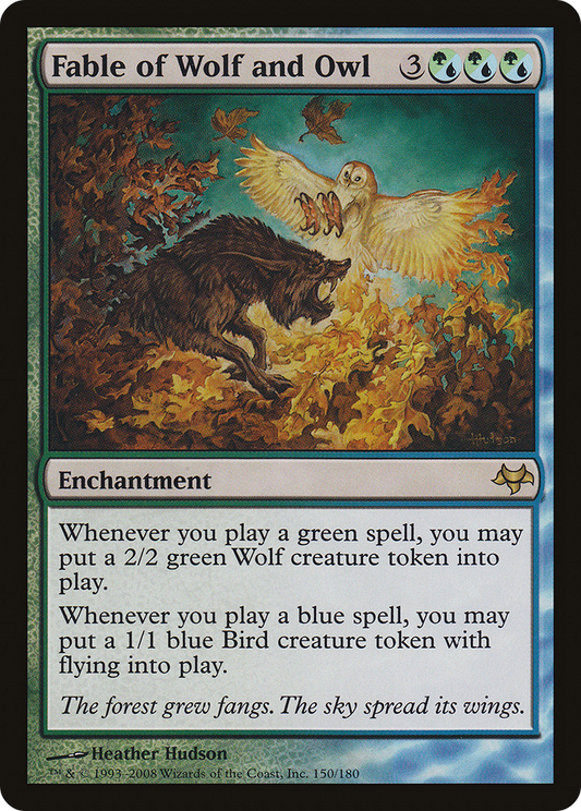 Fable of Wolf and Owl (EVE-150) - Eventide Foil