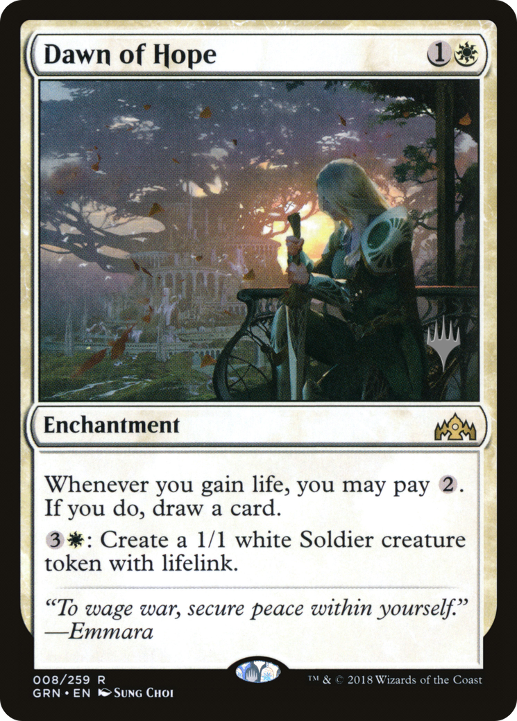 Dawn of Hope (PPTHB-008) - Guilds of Ravnica Promos Foil (Promo Pack)