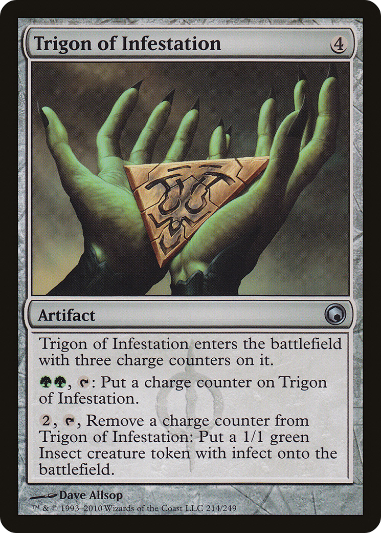 Trigon of Infestation  (SOM-214) - Scars of Mirrodin
