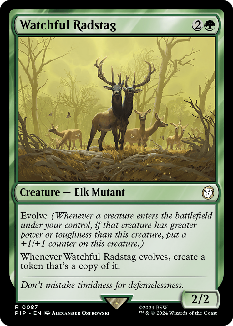 Watchful Radstag (PIP-087) - Fallout Foil