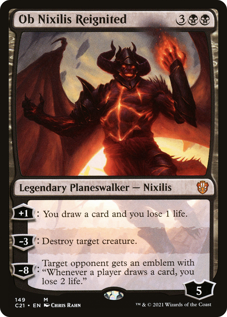 Ob Nixilis Reignited (C21-149) - Commander 2021