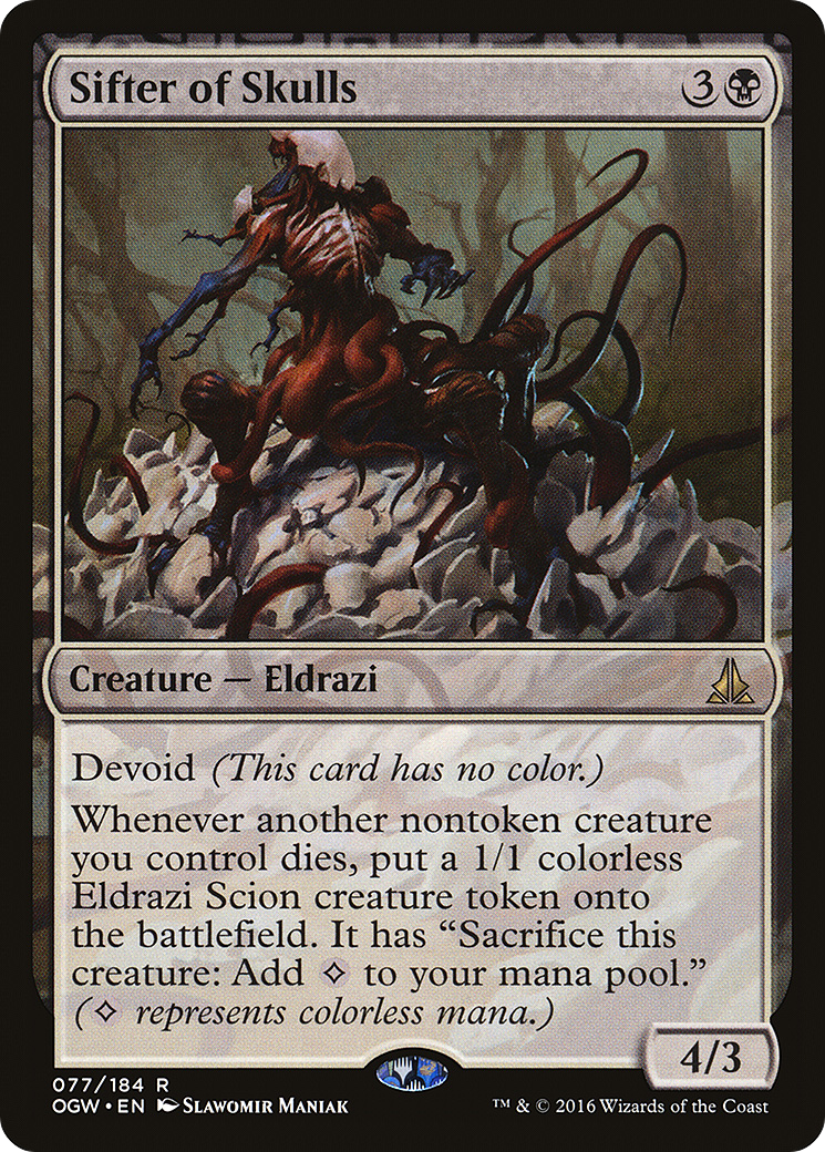 Sifter of Skulls (OGW-077) - Oath of the Gatewatch: (devoid) Foil