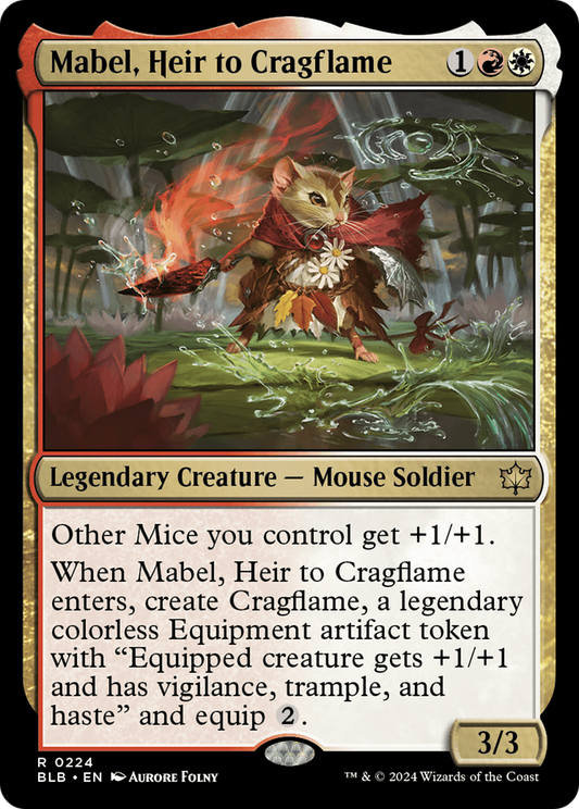 Mabel, Heir to Cragflame (BLB-224) - Bloomburrow