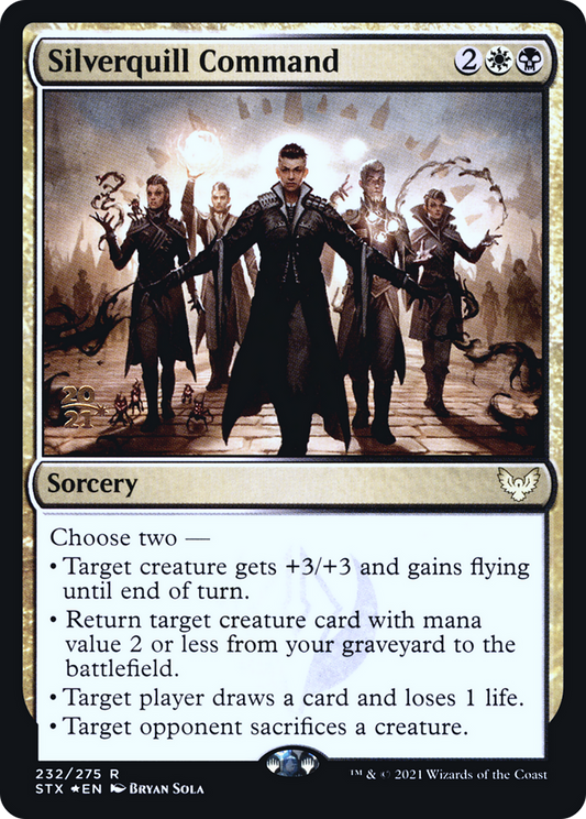 Silverquill Command (PSTX-232S) - Strixhaven: School of Mages Promos Foil