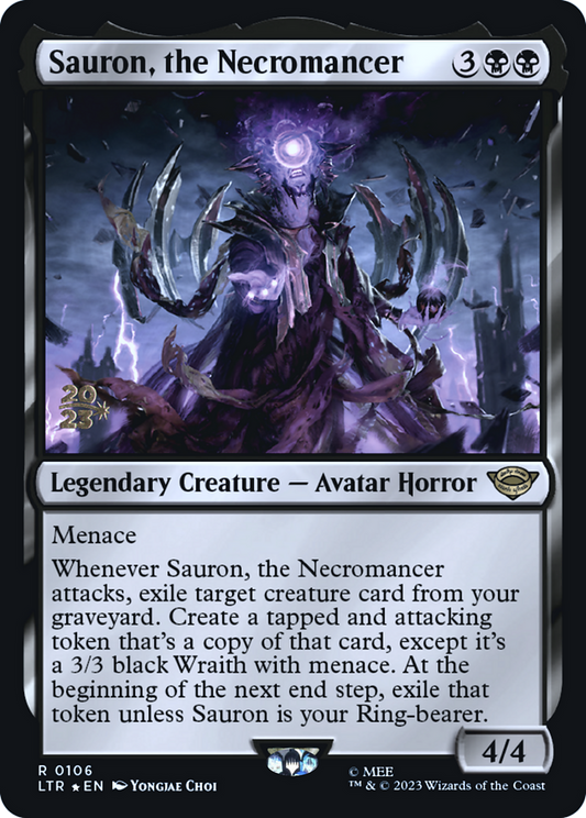 Sauron, the Necromancer (PRE-106) - Tales of Middle-earth Promos Foil
