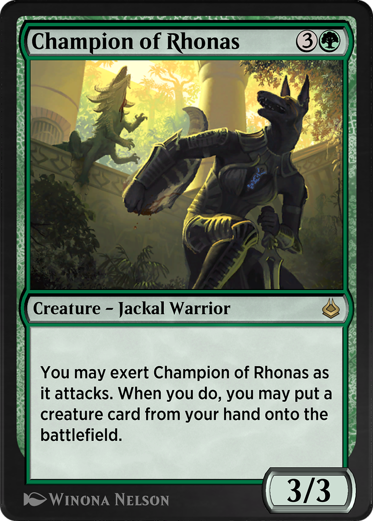 Champion of Rhonas (AKR-185) - Amonkhet Remastered