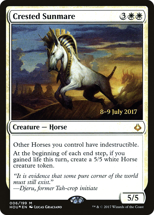 Crested Sunmare (PHOU-06S) - Hour of Devastation Promos Foil